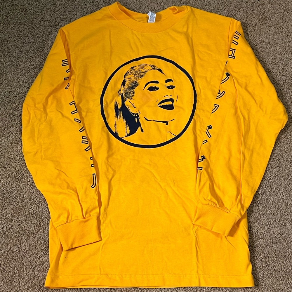Gwen Stefani Gold Long Sleeve Tee Size S